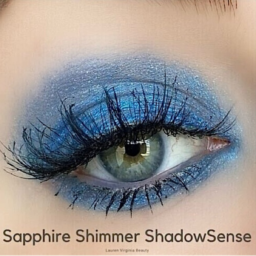 ShadowSense Sapphire Shimmer NEW Blue Glitter Cream to Powder Eyeshadow